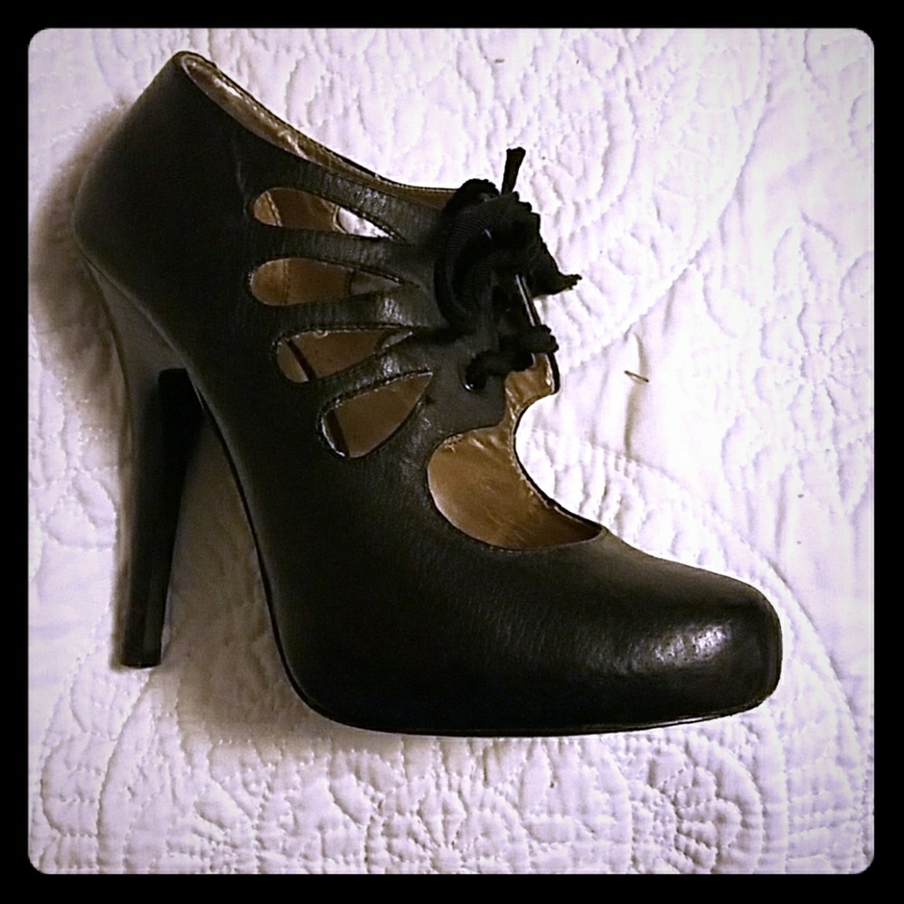 6 inch sexy black heel